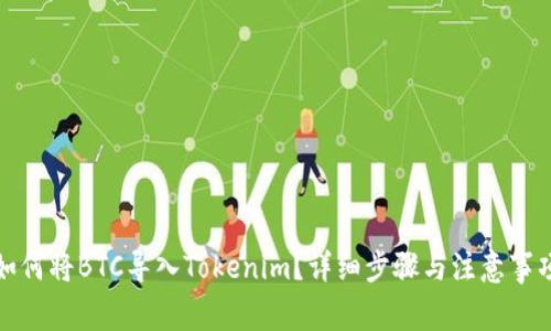 如何将BTC导入Tokenim？详细步骤与注意事项